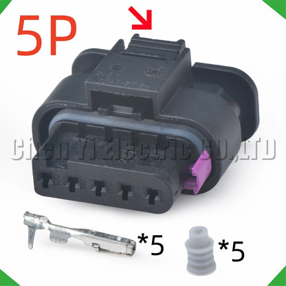 5 Pin Taillights Air Flow Meter Connector 4F0973705 1-2236898-3 for VW Audi