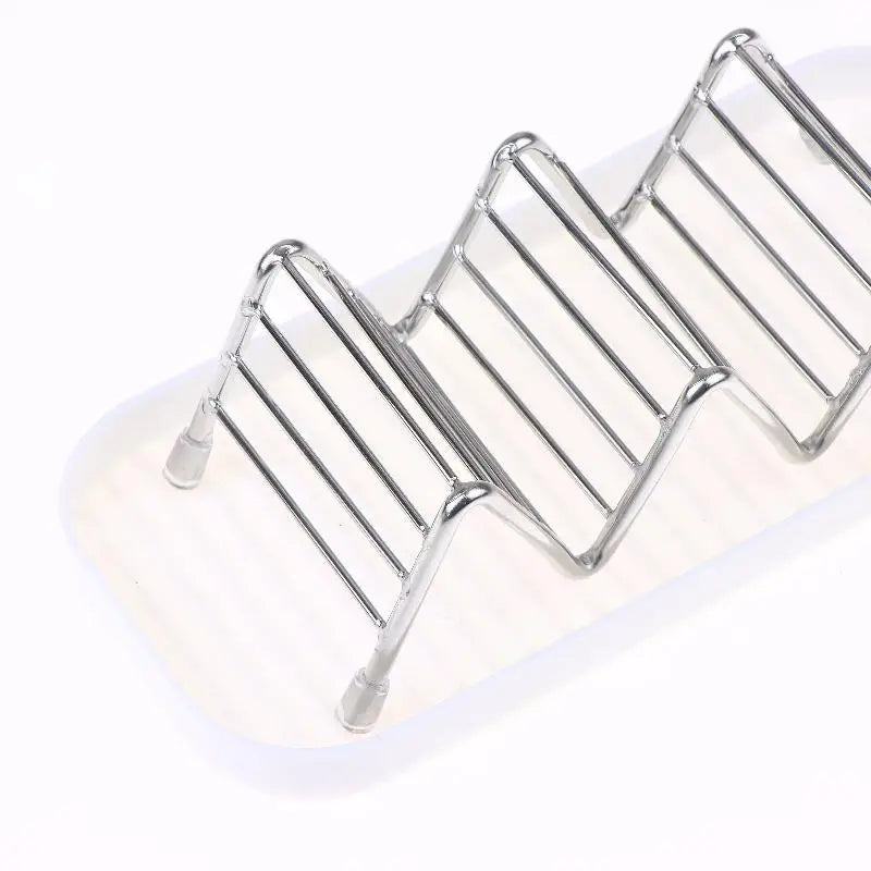 Stainless Steel Soap Rack 2/3 Grids Moisture-Proof Sink Storage Shelf