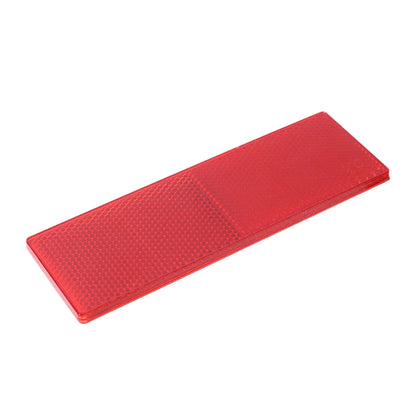 Truck Trailer Rectangle Reflective Tape Stickers – Auto Safety Night Warning Reflector (Red/White, 1/2/4pcs)