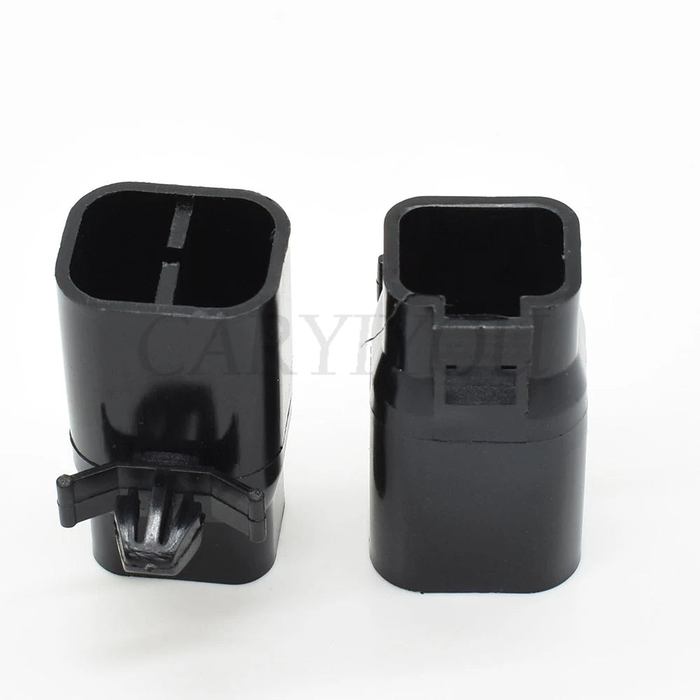 2-Pin 6.3mm Black Male Connector DJM7021-6.3-11 with 15cm Wire Automotive High-Current
