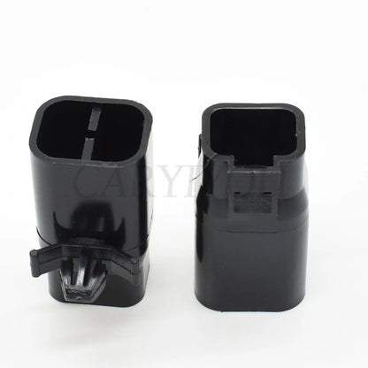 2-Pin 6.3mm Black Male Connector DJM7021-6.3-11 with 15cm Wire Automotive High-Current