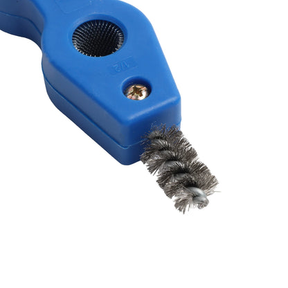 4-in-1 Battery Brush Copper Pipe Cleaner Welding Preparation High Torque Resistance Interchangeable Brush Heads For Copper Pipes