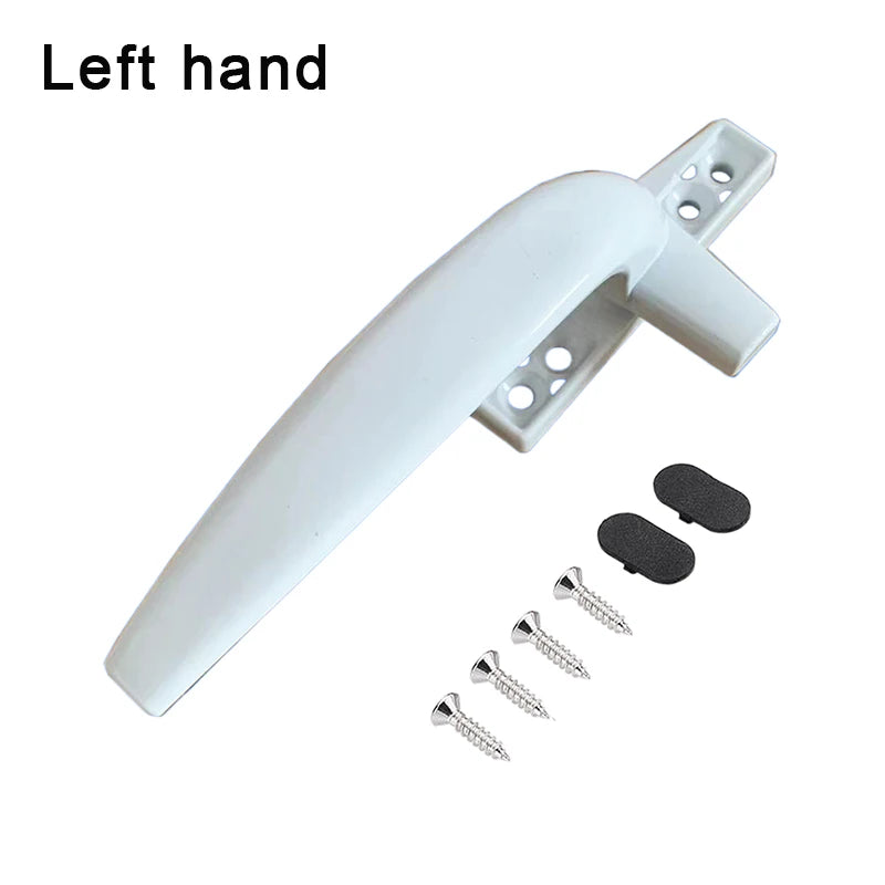 New Thickenin Aluminum Alloy Window Handle Push Out Swing Door And Window Single Point Handle Window Lock Seven Character Handl