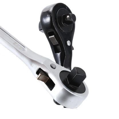1pcs Quick-action Ratchet Wrench Dual-Ended 12 & 38 Ratchet Wrench For Aircraft Maintenance Wrench Manual Tools