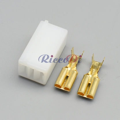 DJ7022-7.8-11/21 2-Pin 7.8mm Automotive Connector Car Harness Plug with Terminal