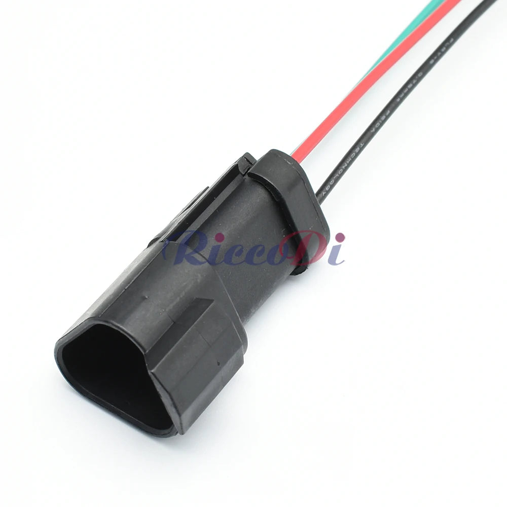 Deutsch DT 3-Pin Waterproof Connector DT06-3S DT04-3P 22-16AWG Sealed Plug