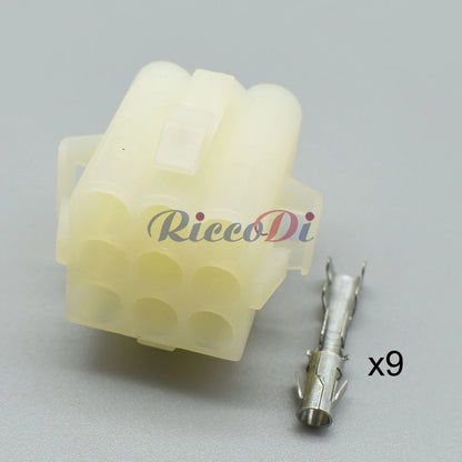 03-09-2092 / 03-09-1092 Automotive 9-Pin Connector — Molex Cable Wire Harness Housing Plug with Terminals