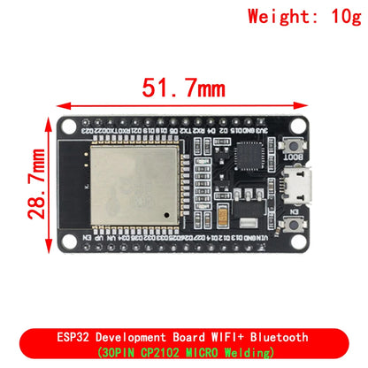 ESP32 Development Board WiFi + Bluetooth CP2102/CH340C Ultra-Low Power Wireless Module ESP32-32 NodeMCU-32S