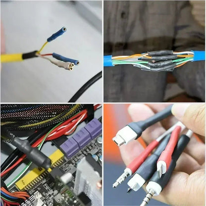 Heat Shrink Tube Kit 800PCS | PE Cross-Linked Thermoresistant Tubing | Waterproof Cable Insulation Sleeve