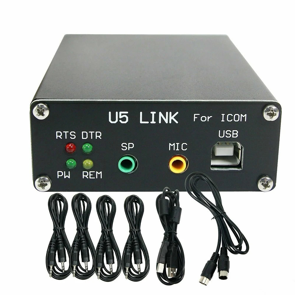 U5 Link COM Radio Connector For Radio Connector With Power Interface Pc66 Power Saving Box For HRD/DM780/LOGG32