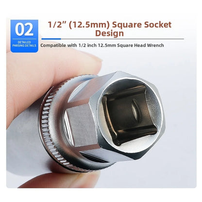 Double Head Bolt Extractor 6mm 8mm 10mm 12mm For Broken Stripped Screws Removal Tool With Internal Roller Design And 1/2 Inch