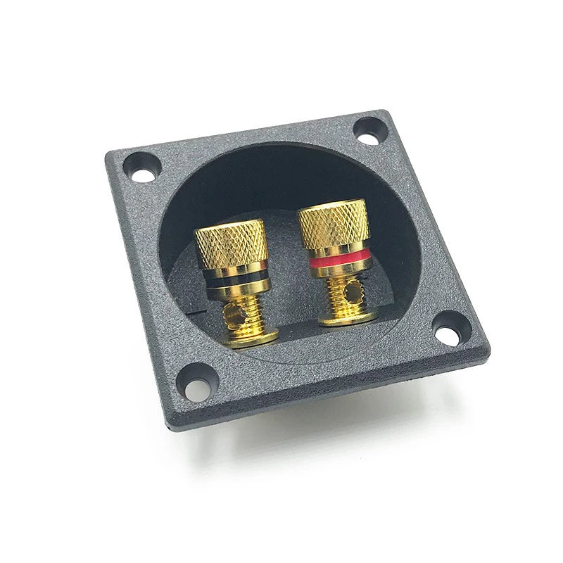 New Car Stereo Ser Box Terminal Round Spring Cup Connector Subwoofer Plug Ser Terminal Cup Round Spring Cup Subwoofer Plug