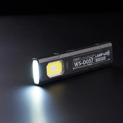 Rechargeable Mini Flashlight Super Bright COB Portable Work Light W/Magnetic Base Strobe Pen Clip-On Light Camping Emergency
