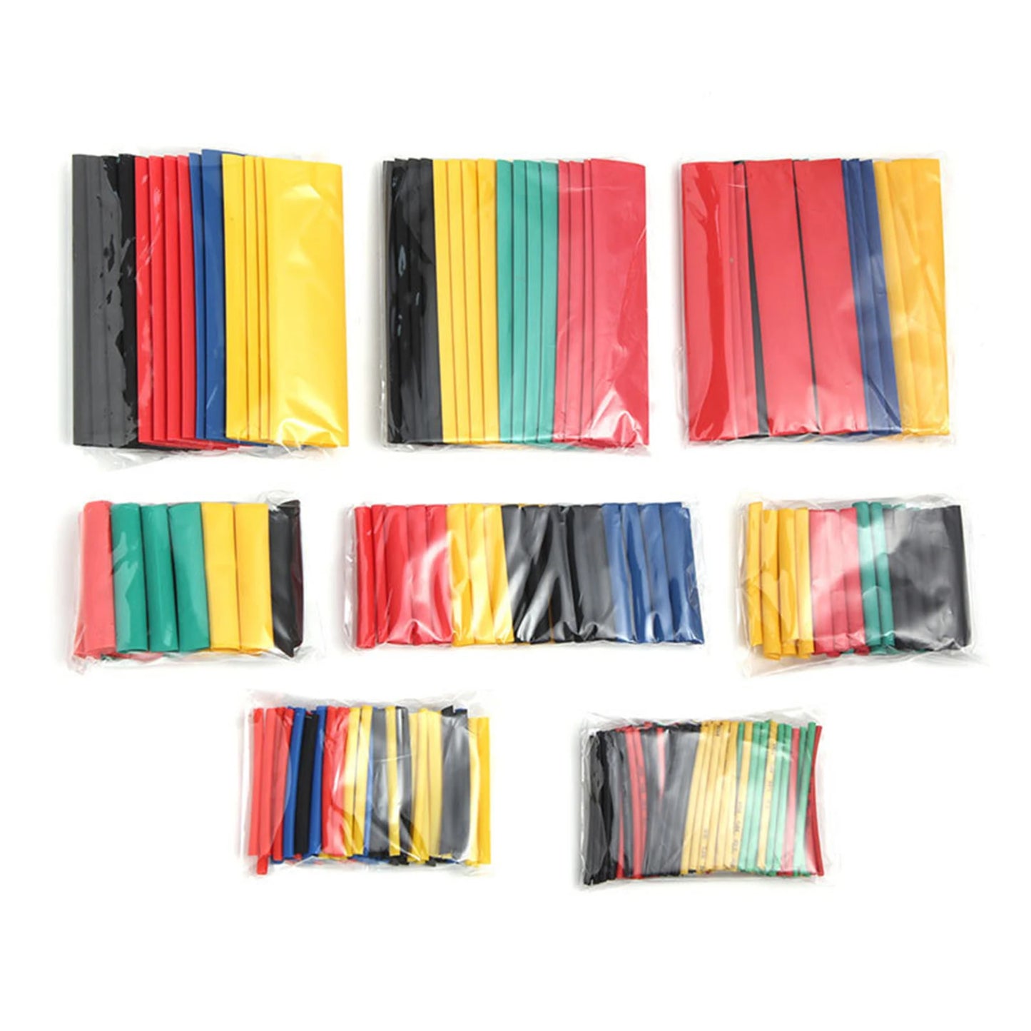 328PCS Heat Shrink Tubing Set 2:1 Shrink Ratio Heat Shrink Cable Sleeve 8 Sizes Electrical Equipment & Supplies Accessories