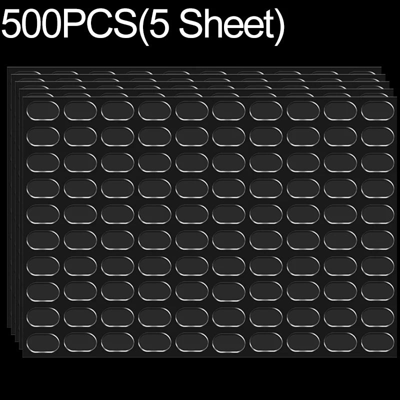 2000/100PCS Strong Double-Sided Tape Blind Box Foot Pad Glue Sticker for Blind Box Landscape Doll Foot Fixed Seamless Patch Tool