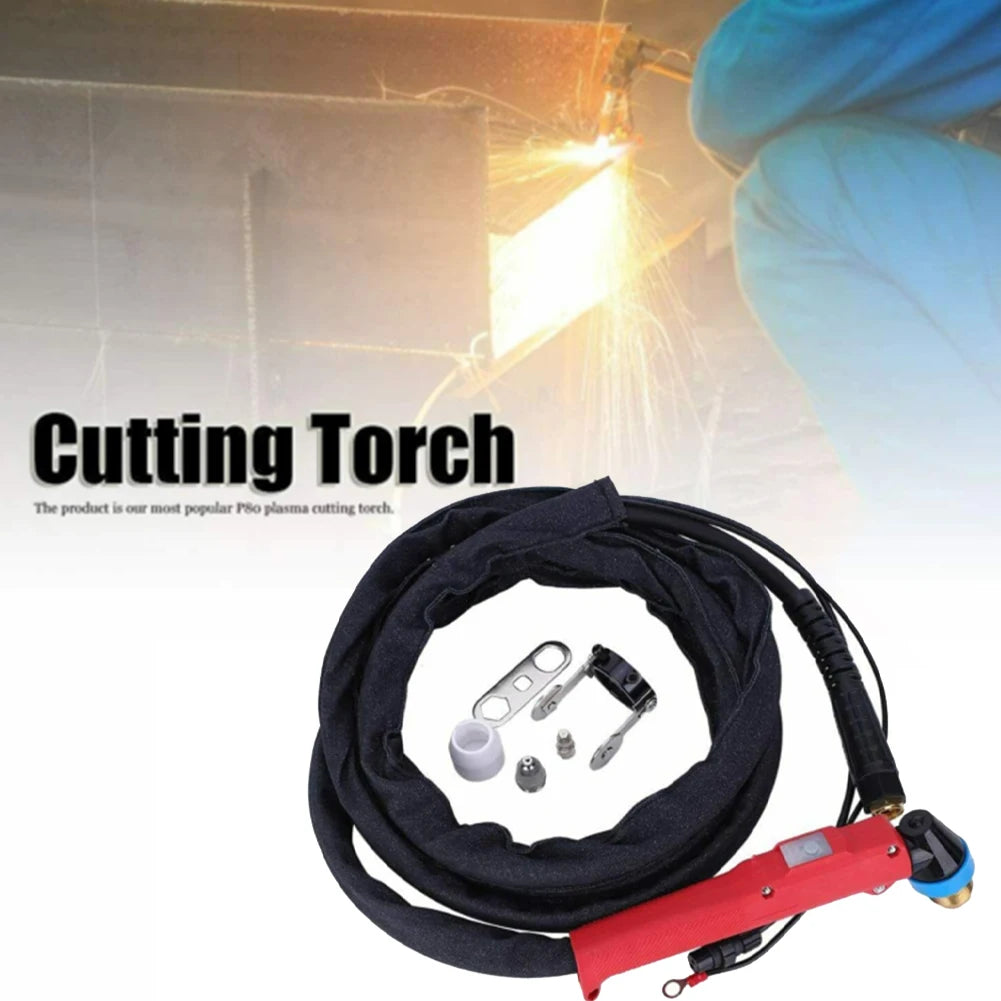 1 Set Cutter Cutting Air Plasma 4.5-5.0 Bar 4m Arc Cable Completed Electrode Guide Wheel Machine Nozzles