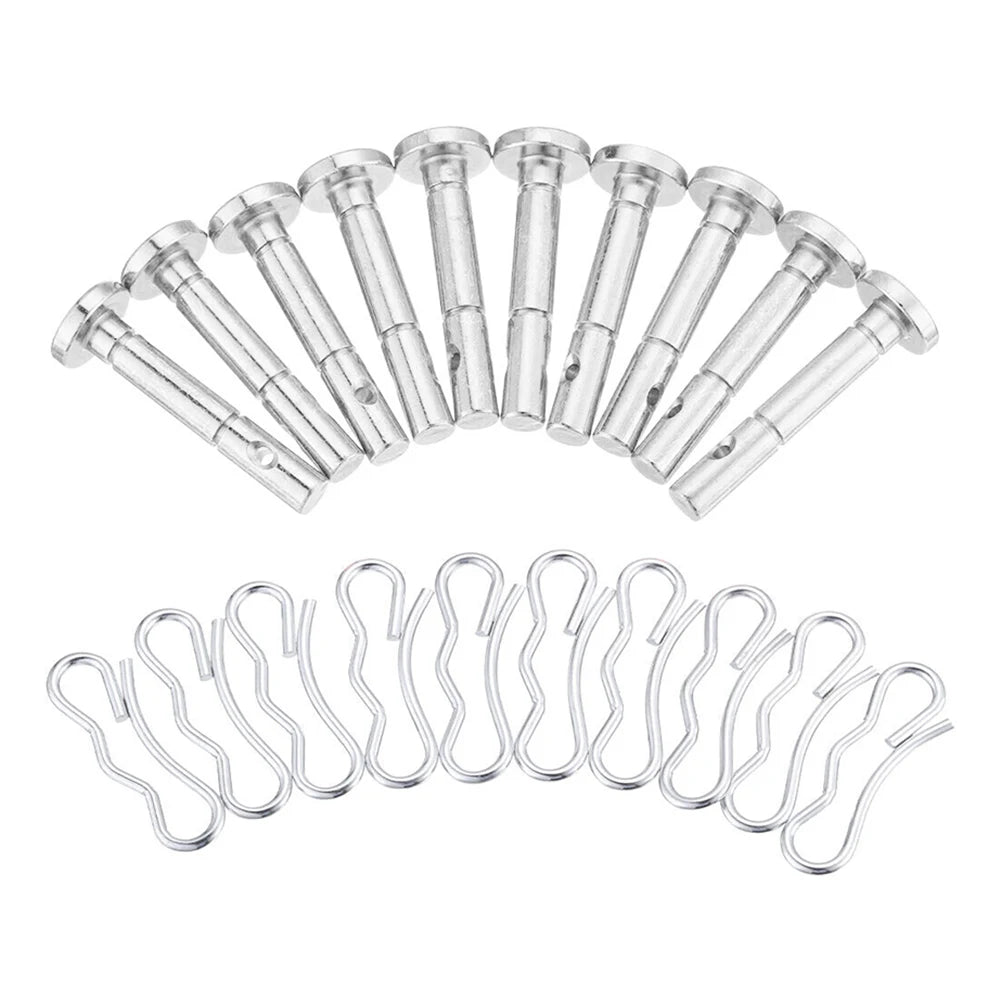 Shear Pins #738-04124A And Cotter Pins For Snowblower Set Metal 1/4" X 1-1/2" Snowblower Set Accessories