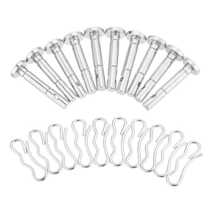 Shear Pins #738-04124A And Cotter Pins For Snowblower Set Metal 1/4" X 1-1/2" Snowblower Set Accessories