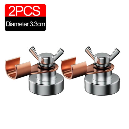 Powerful Magnetism Welding Ground Magnet Copper Electrode Fixing Clamps, Single Head Welding Support Accessories