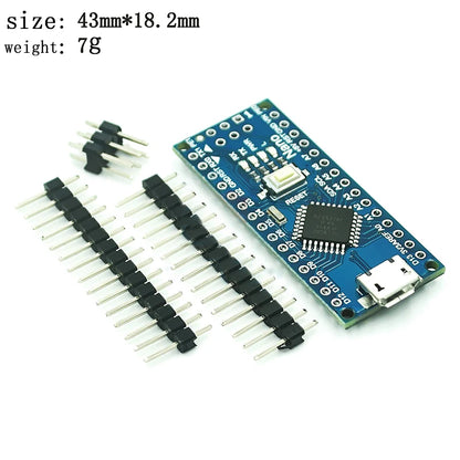 CH340 Nano 3.0 Controller Board ATmega328P with Type-C / Micro USB for Arduino Nano