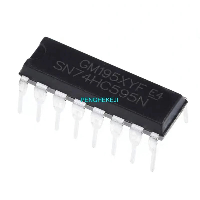 5PCS SN74HC595N DIP-16 Logic Shift Register IC 74HC595