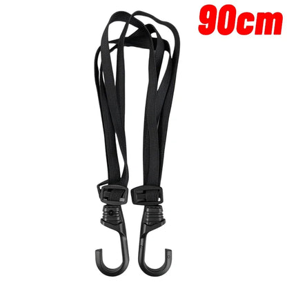 60/90cm Motorcycle Helmet Straps Motorcycle Accessoy Hooks Luggage Retractable Elastic Rope Fixed Strap Motos Helmet Luggage Net