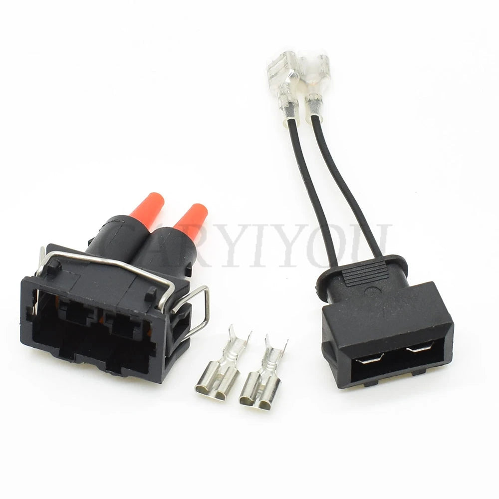 2 Hole Automotive Waterproof Wire Harness Connector Car Horn Plug 357951772 15363600