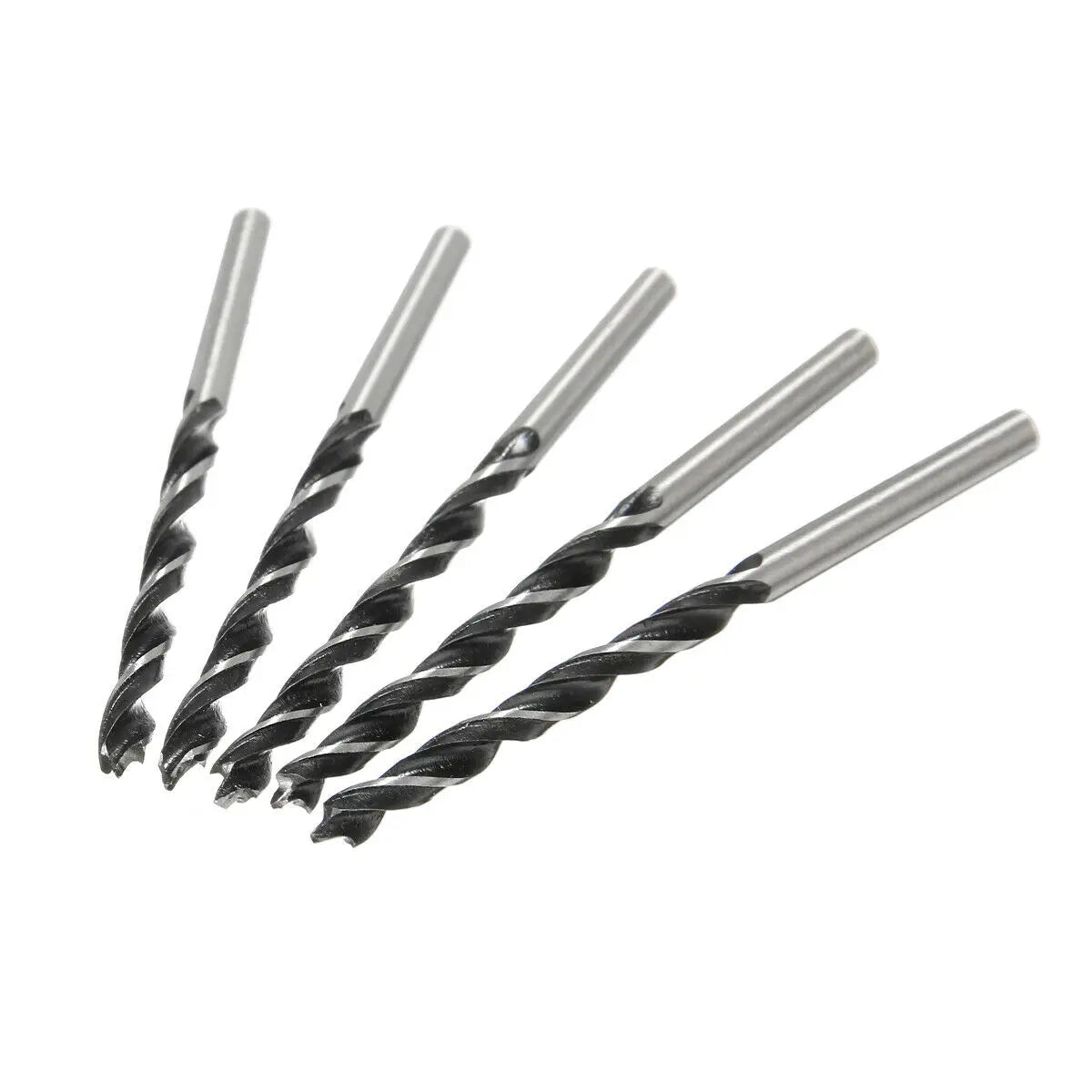 Woodworking Spiral Drill Bit Kit 3mm/4mm/5mm with Center Point for Wood Drills, Power Tool Parts