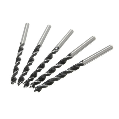 Woodworking Spiral Drill Bit Kit 3mm/4mm/5mm with Center Point for Wood Drills, Power Tool Parts