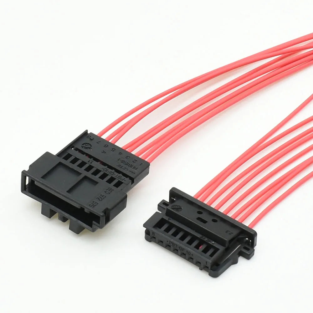 0-1719221-1 / 3D0972708A / 3D0 972 708A Automotive 8-Pin Display Screen & Interior Lamp Connector — VW / Audi Wiring Plug
