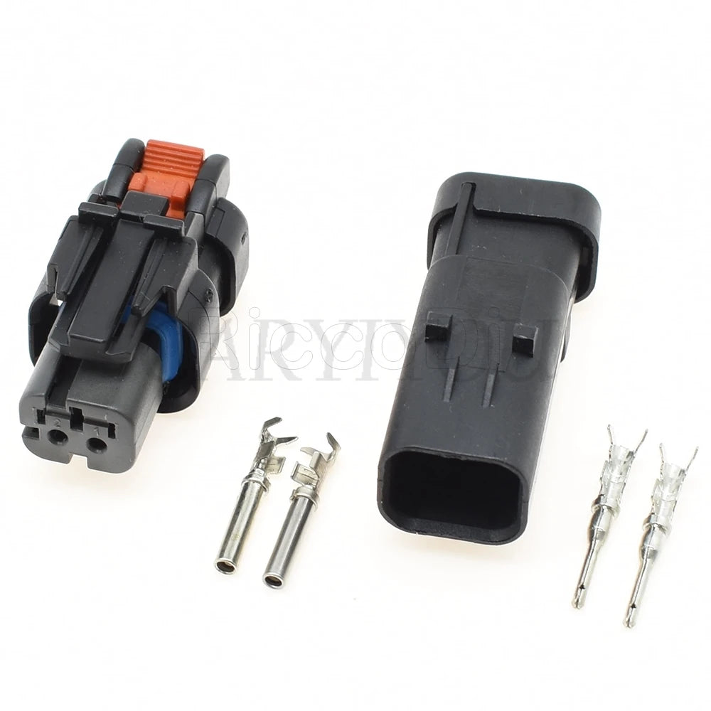2 Pin Excavator Engine Injector Wiring Harness Connector Male and Female Plug Compatible with 776427-3 / 776534-1