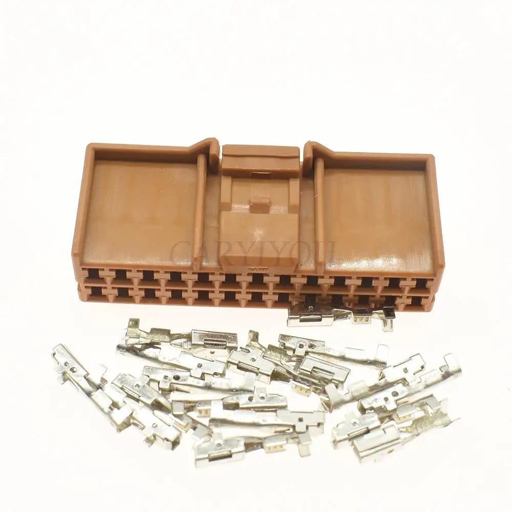 936098-4 / 936133-3 Automotive 26-Pin Unsealed ECU Wiring Connector — Male & Female with Terminals