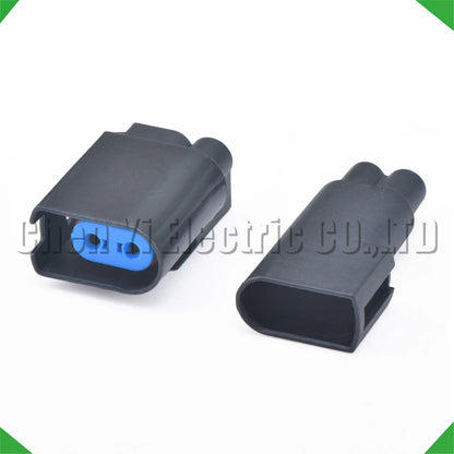 2 Pin Automobile Brake Pad Sensor Connector Wheel ABS Sensor Socket Plug Wire Harness 5-1437710-5 2-1437712-5 5-1437710-6