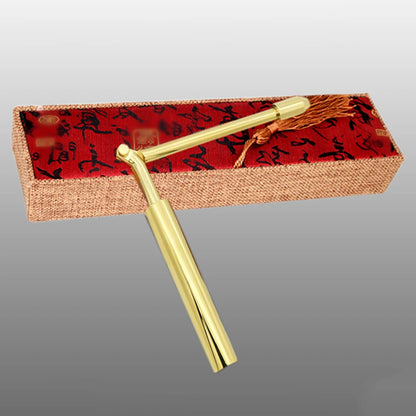 1pcs Pure Copper Folding Detection Rod Feng Shui Detection Rod Tool Water Rods Metal Detectors gold detector Tool Parts