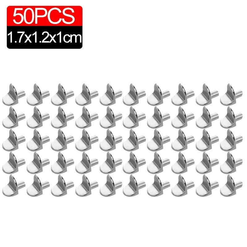 50/10PCS Shelf Support Pegs Pins for Cabinet Cupboard Shelf Bracket