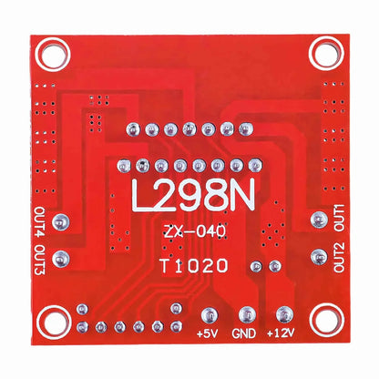 L298N Dual H-Bridge Motor Driver Module for DC Stepper Motors, Smart Robot Car and Arduino Projects