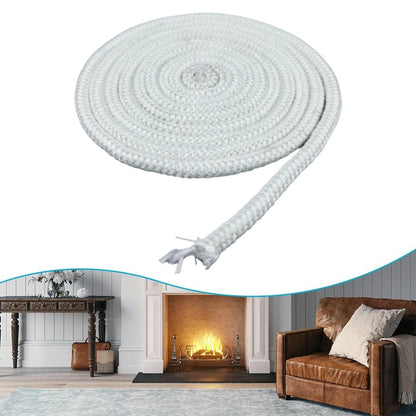 1pcs Fireproof Sealing Rope High-Temperature Resistant Sealing Rope For Fireplaces & Stoves Boilers For Airtight Seal