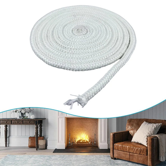 1pcs Fireproof Sealing Rope High-Temperature Resistant Sealing Rope For Fireplaces & Stoves Boilers For Airtight Seal