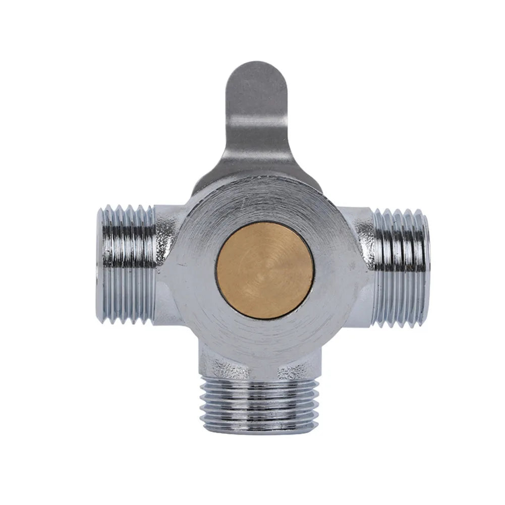 1pcs Manual Mixing Valve Cold And Hot Water Temperature Regulation Constant Temperature Mixing Valve With For Braided Tube