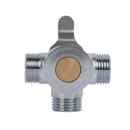 1pcs Manual Mixing Valve Cold And Hot Water Temperature Regulation Constant Temperature Mixing Valve With For Braided Tube