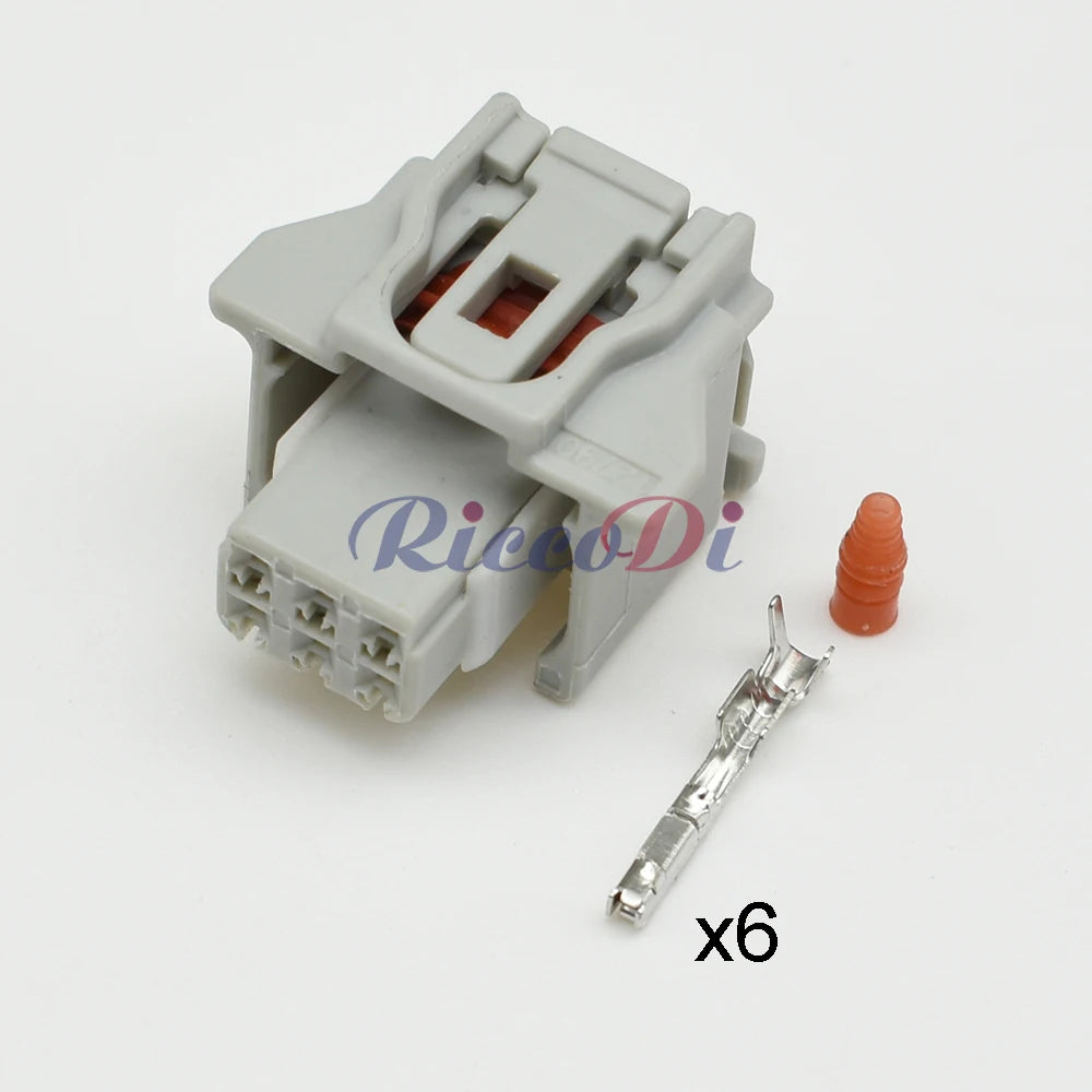 Toyota 90980-12790 6-Pin Reversing Radar & Rear Camera Connector — OEM Wiring Harness Plug