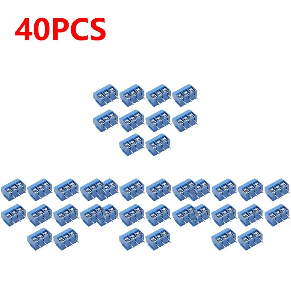 PCB Mount Screw Terminal Block Connector KF301 2P-4P 5.0 / 5.08mm Straight Pin