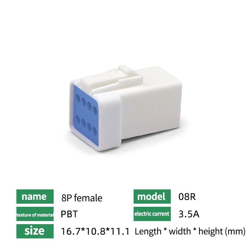 Automotive Connectors JST02R-JWPF-VSLE 2/3/4/6/8 Pin Waterproof Connectors Male and Female Butt Plugs