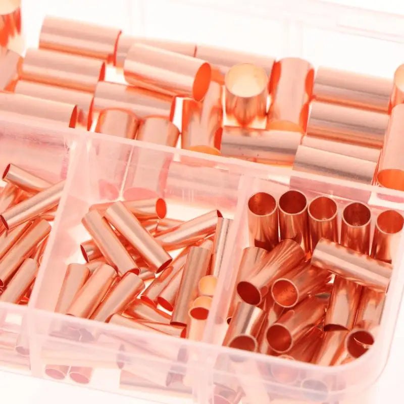 Non-Insulated Butt Terminal Assortment Kit Copper Crimp Connector