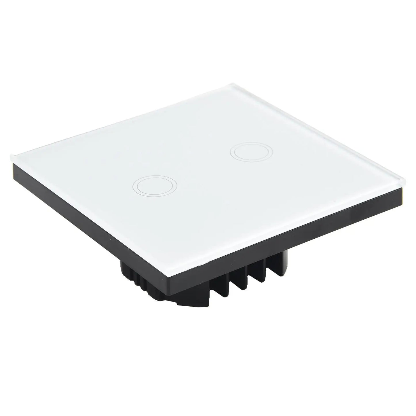 2-Gang Touch Switch Touch Dimmer Switch Office Lighting Home Decor 30 -90 Brightness Dimming No Neutral Wire Required