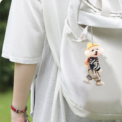 Cute Teddy Dog Car Hanging Ornament Keychain Pendant