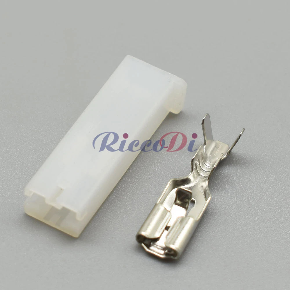 1 Pin 4.8mm Unsealed Connector 172074-2 DJ7018Y-6.3-21 Automotive Plastic Housing Wiring Plug