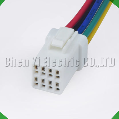 8 Pin Waterproof Connector 08R-JWPF-VSLE-S 08T-JWPF-VSLE-S JWPF-VSLE-D 22AWG 15cm