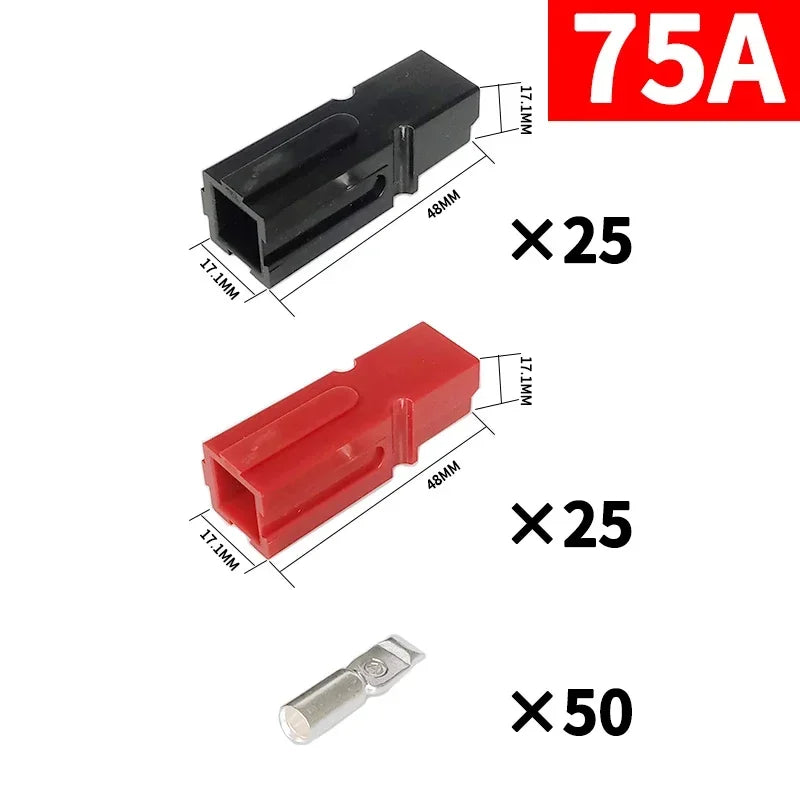 Single Pole SB30 Plug 30A 600V DC Battery Connector UPS Power High Current Quick Plug