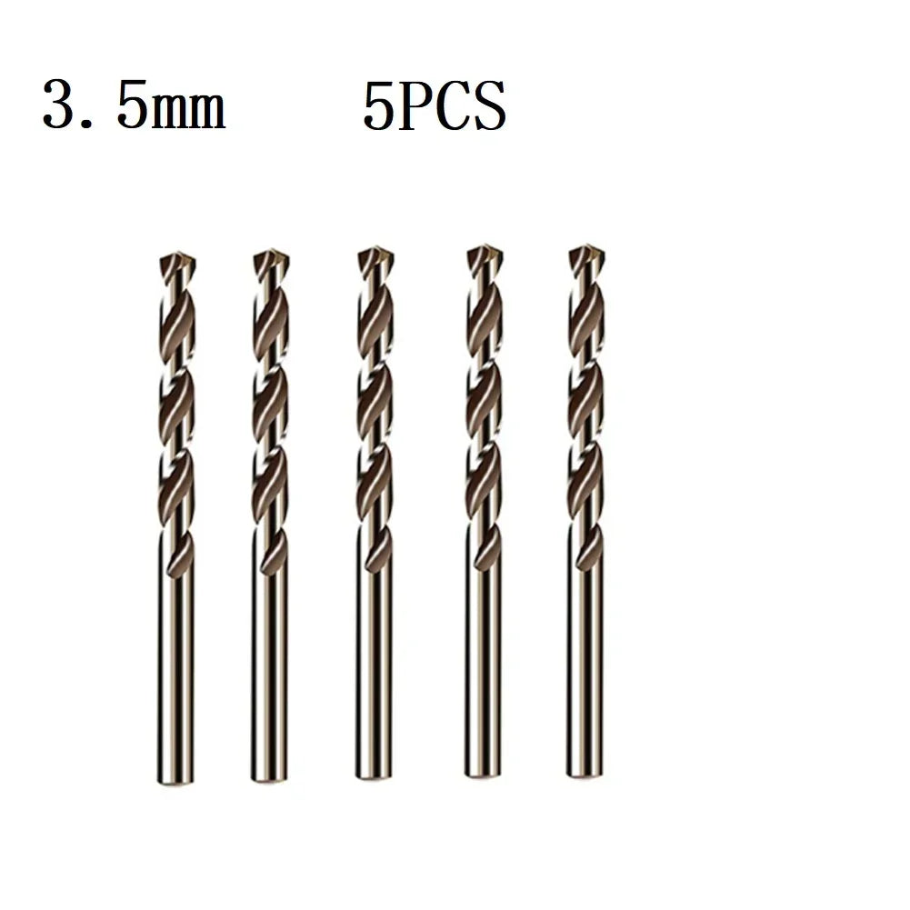 HSS M35 Cobalt Drill Bit Set 1–3mm for Stainless Steel Auger High-Quality Drill Press Power Tool Parts